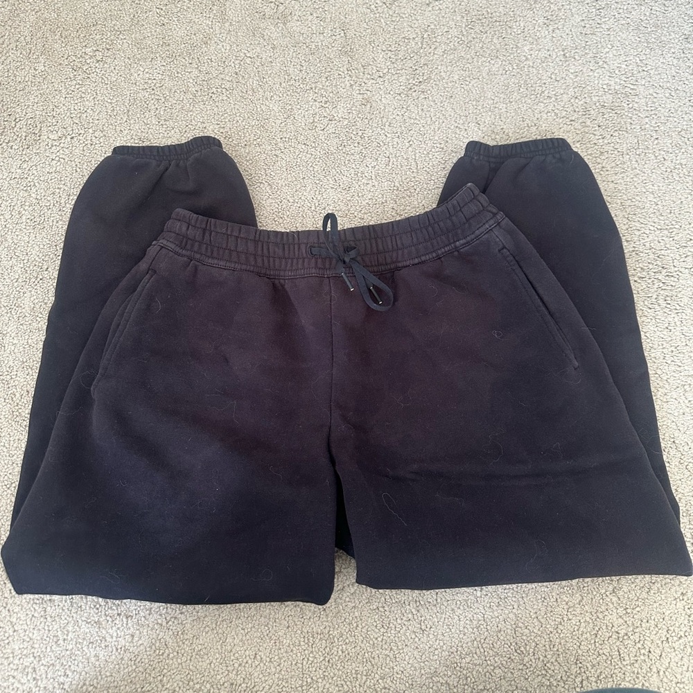 Athleta Easy Fleece Mid-Rise Jogger - Black *petite*